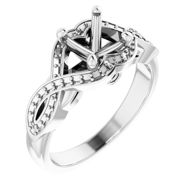 Accented Engagement Ring
