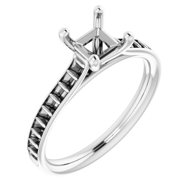 Accented Engagement Ring