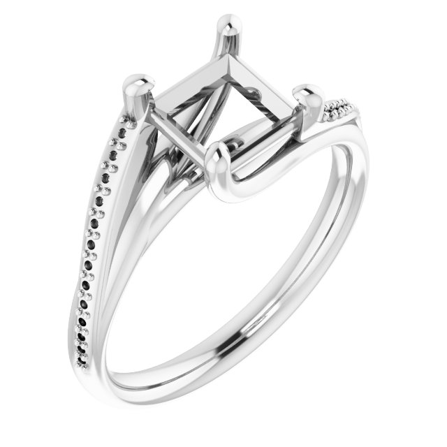 Accented Engagement Ring