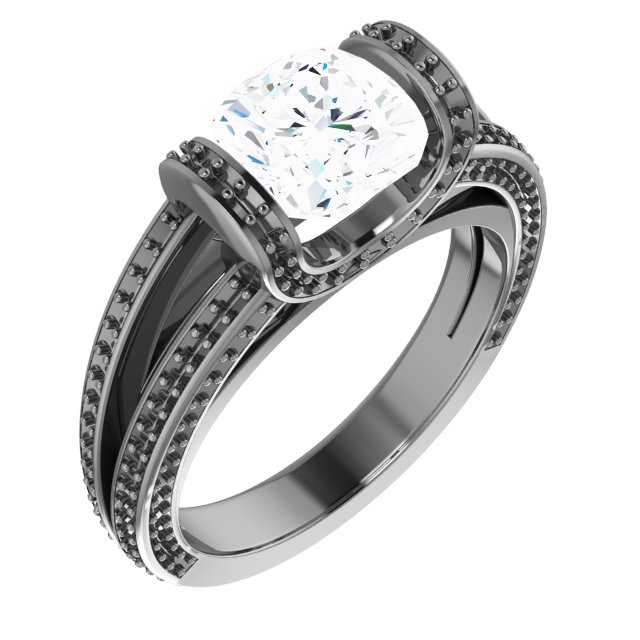 Vintage-Inspired Engagement Ring Mounting