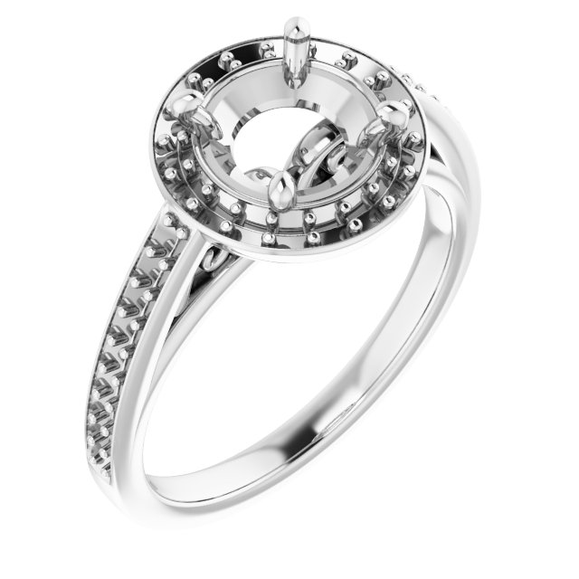 Halo-Style Engagement Ring