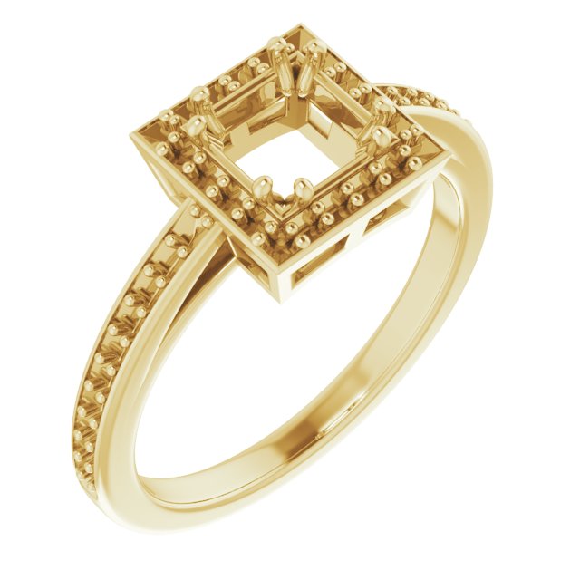 Halo-Style Engagement Ring