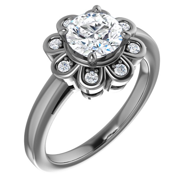 Kvetinový-Style Ring