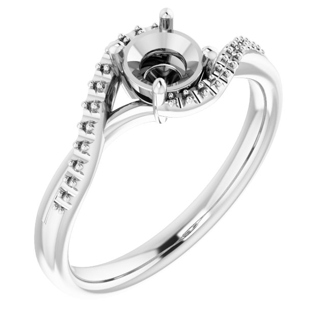 Accented Bypass Ring