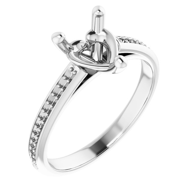 Accented Engagement Ring