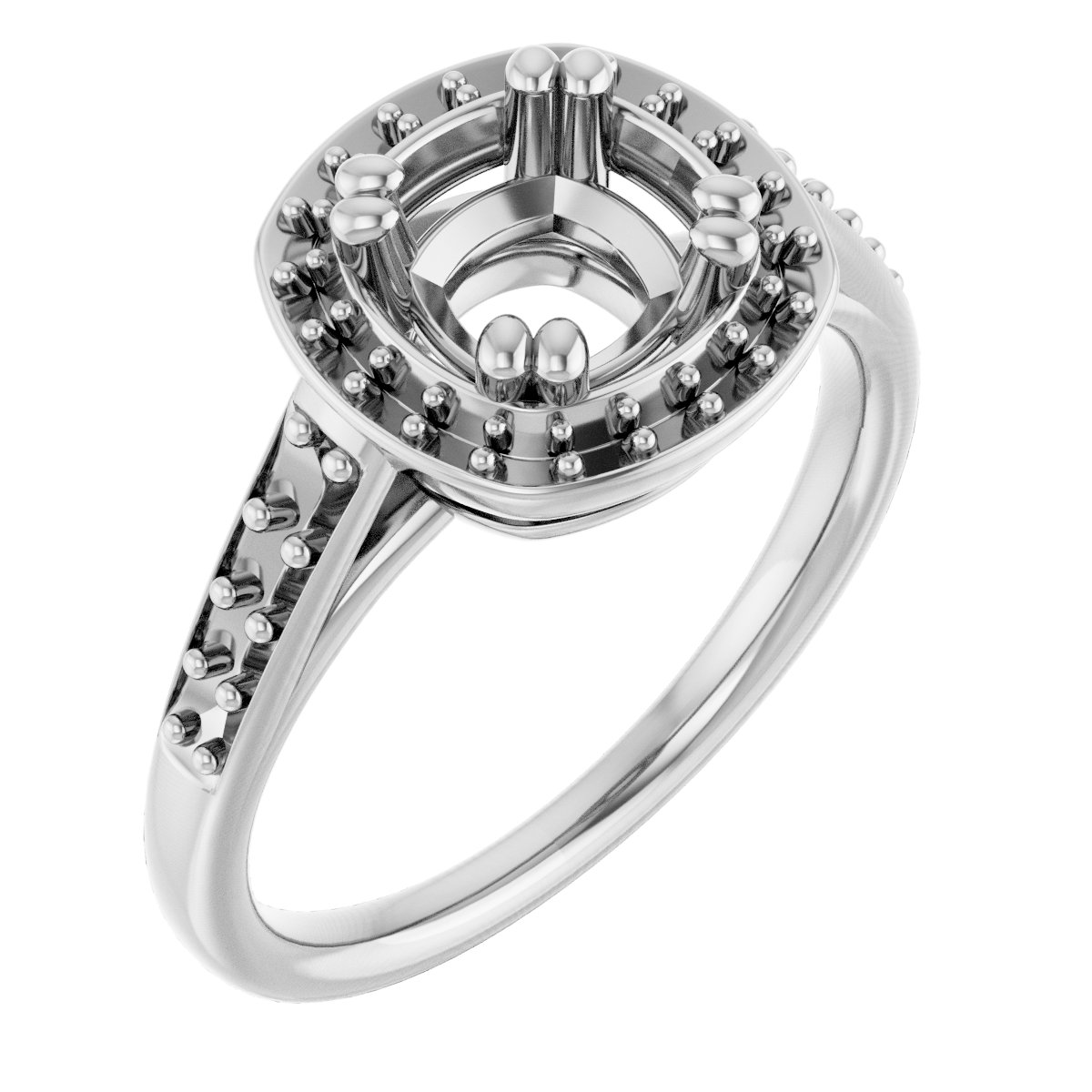 Halo-Style Engagement Ring