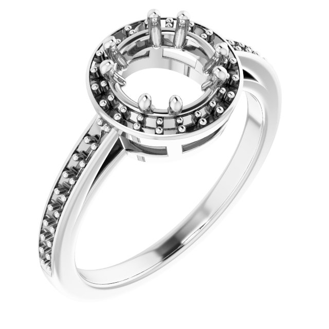 Halo-Style Engagement Ring