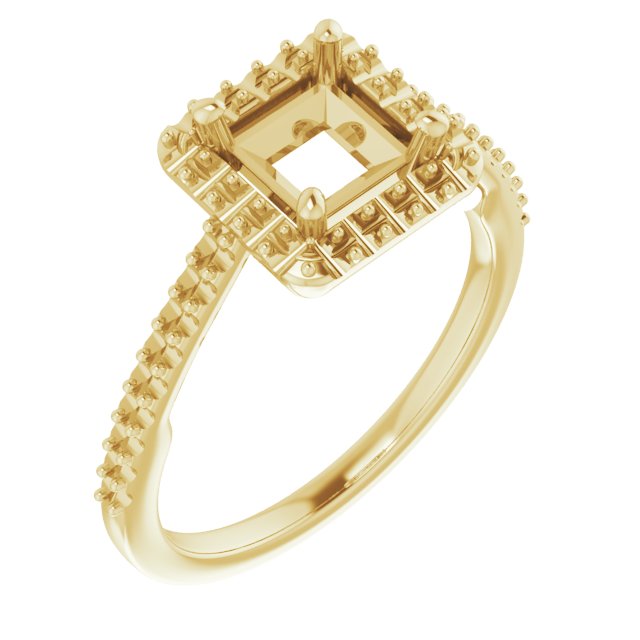 Halo-Style Engagement Ring