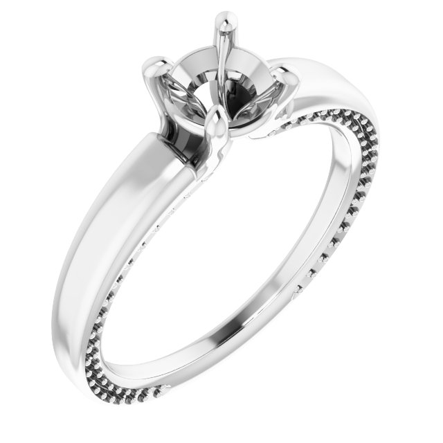 Accented Engagement Ring