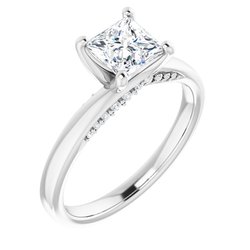 Diamond Semi-mount Engagement Ring or Mounting