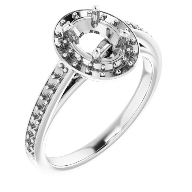 Halo-Style Engagement Ring