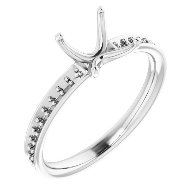 Accented Engagement Ring
