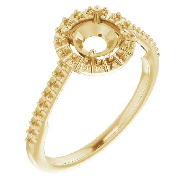 Halo-Style Engagement Ring