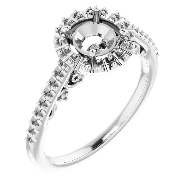 Halo-Style Engagement Ring