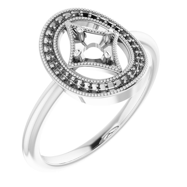 14K White 1/3 CTW Natural Diamond Ring