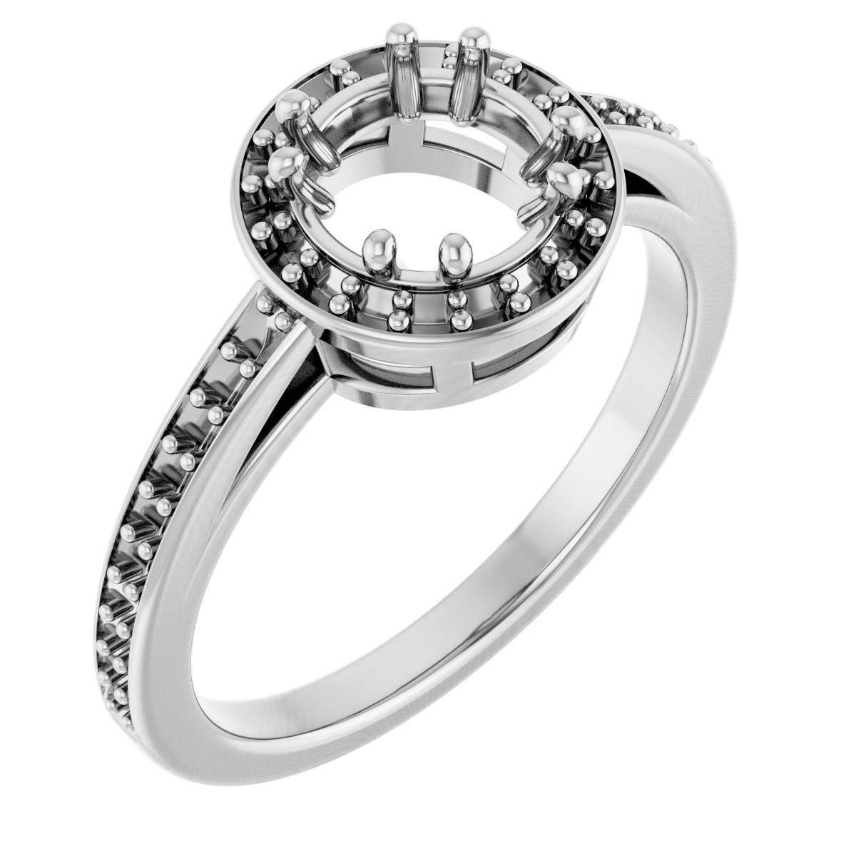 Halo-Style Engagement Ring