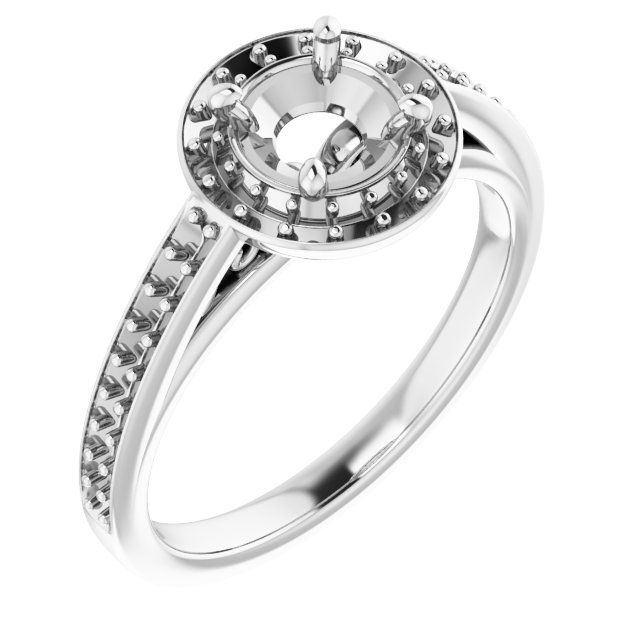 Halo-Style Engagement Ring