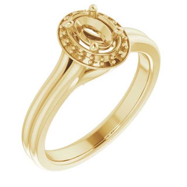 Halo-Style Ring