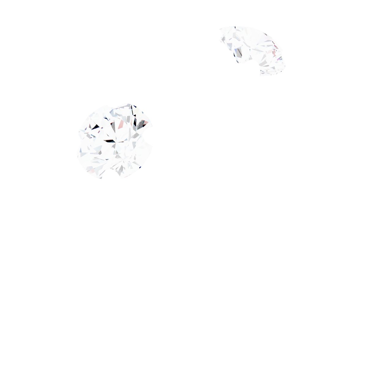 14K White 6.5 mm Round 5/8 CTW Lab-Grown Diamond Semi-Set Engagement Ring 