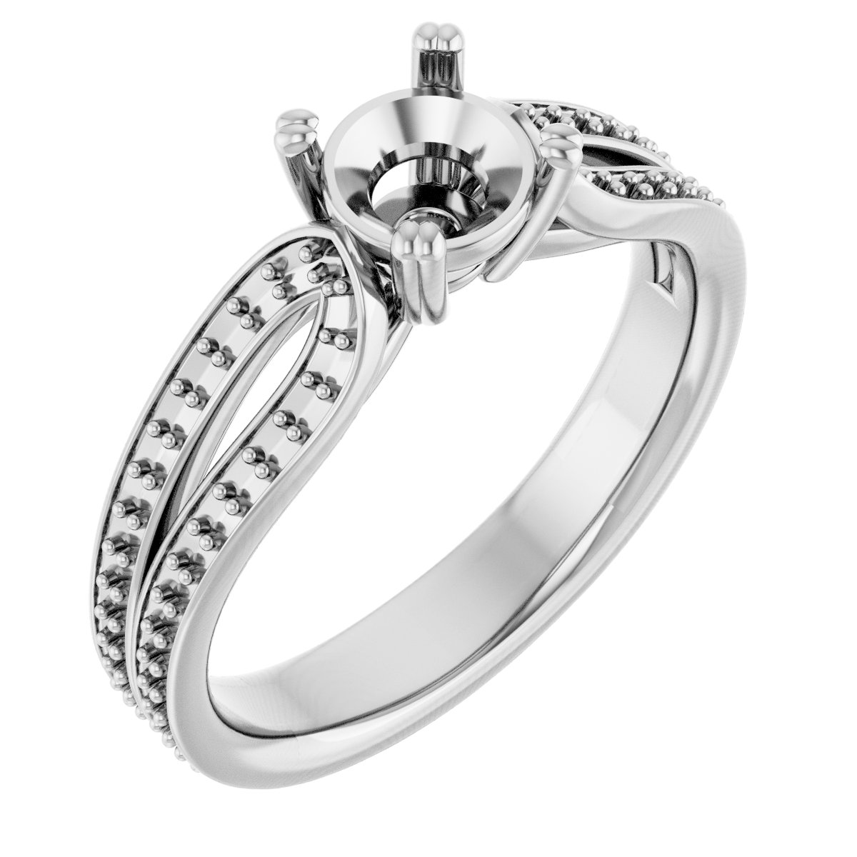 Accented Engagement Ring