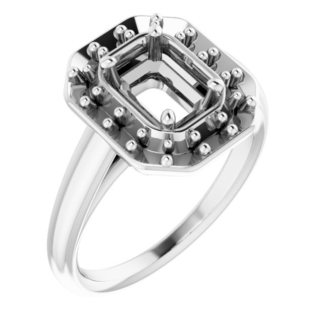 Halo-Style Engagement Ring
