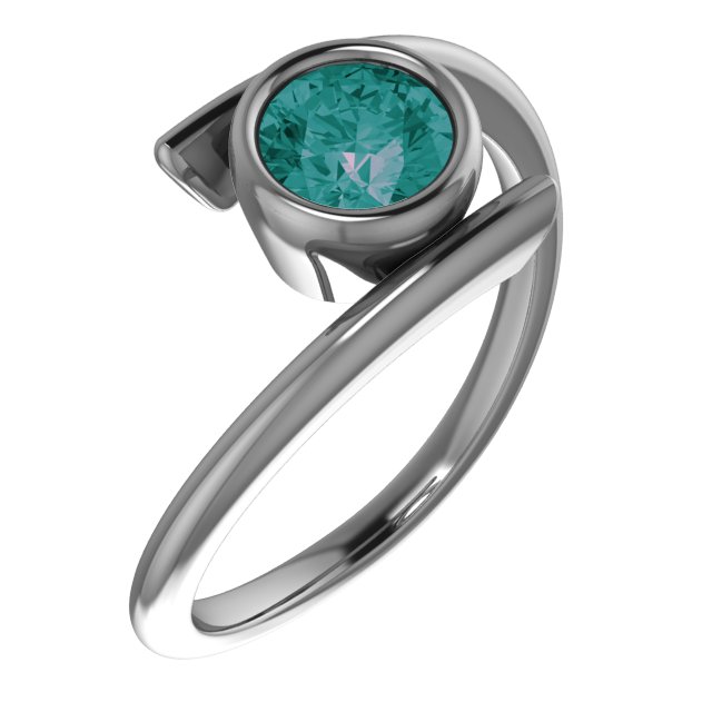 14K Rose Chathamandreg Created Alexandrite Ring Ref 14014341