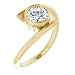 Bypass Solitaire Ring