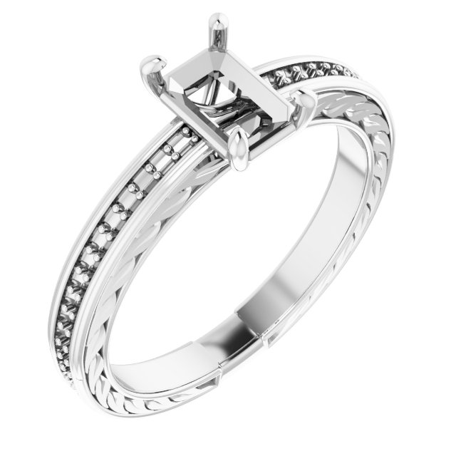 Accented Engagement Ring
