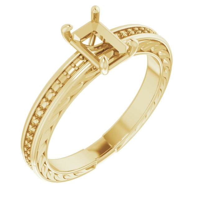 Accented Engagement Ring
