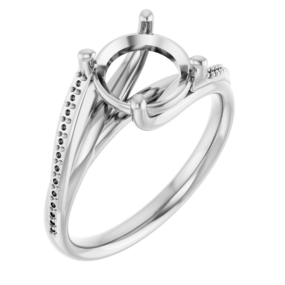 Accented Engagement Ring