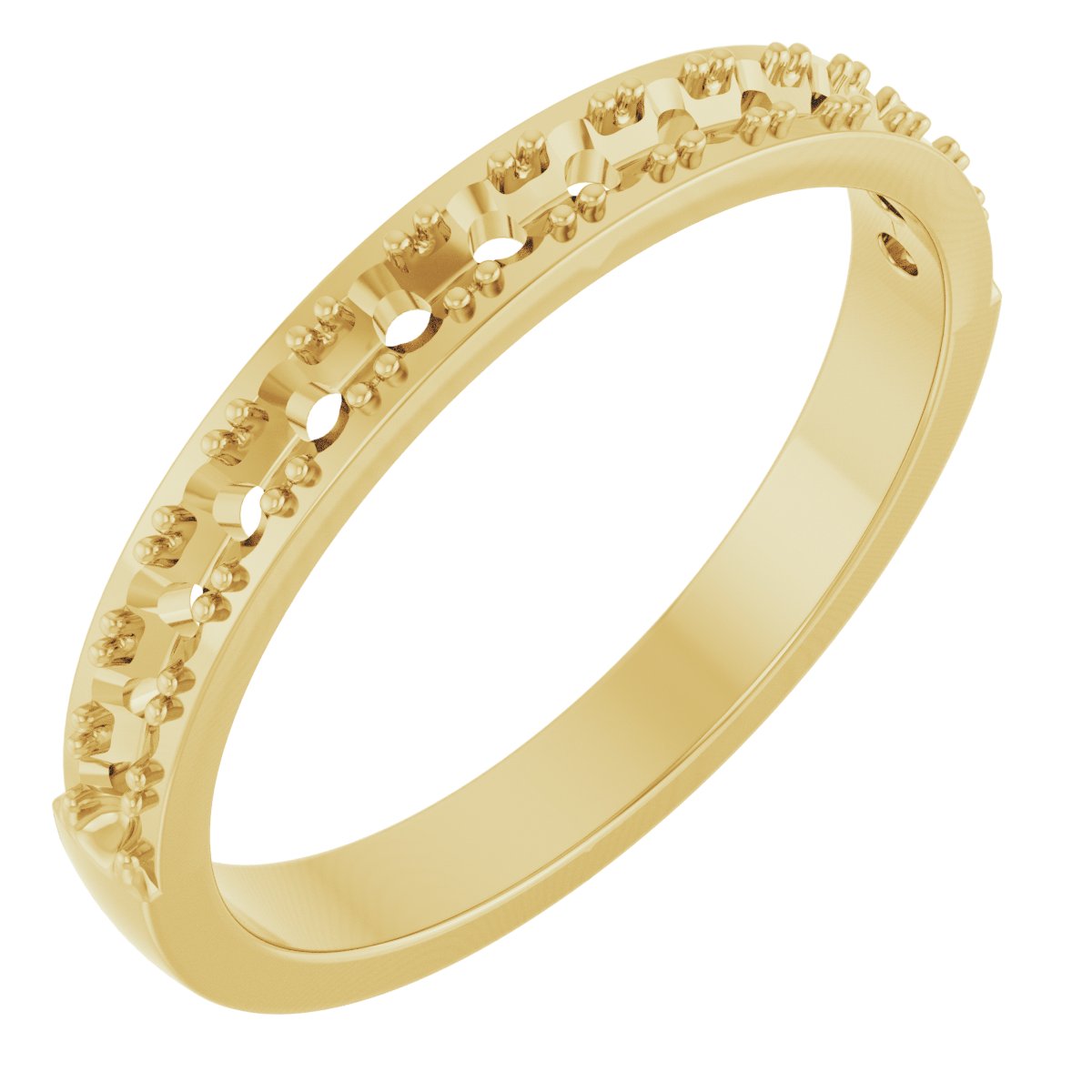 14K Yellow 3/8 CTW Diamond Anniversary Band