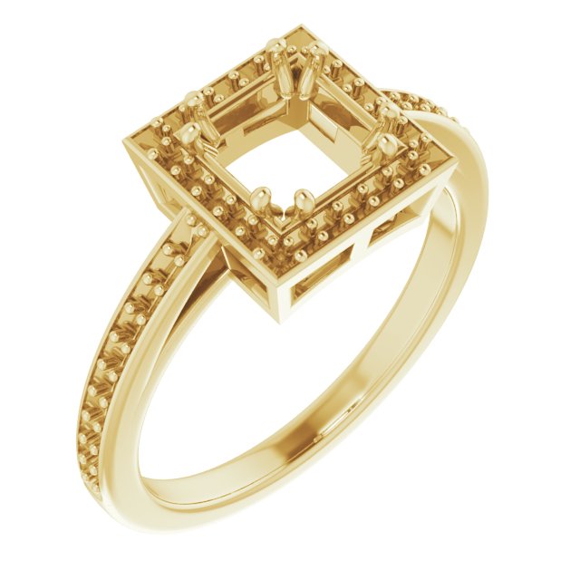 Halo-Style Engagement Ring