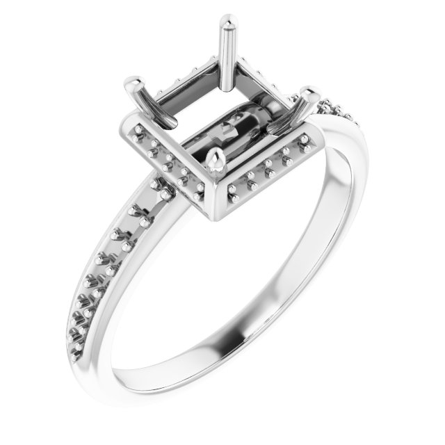 Halo-Style Engagement Ring