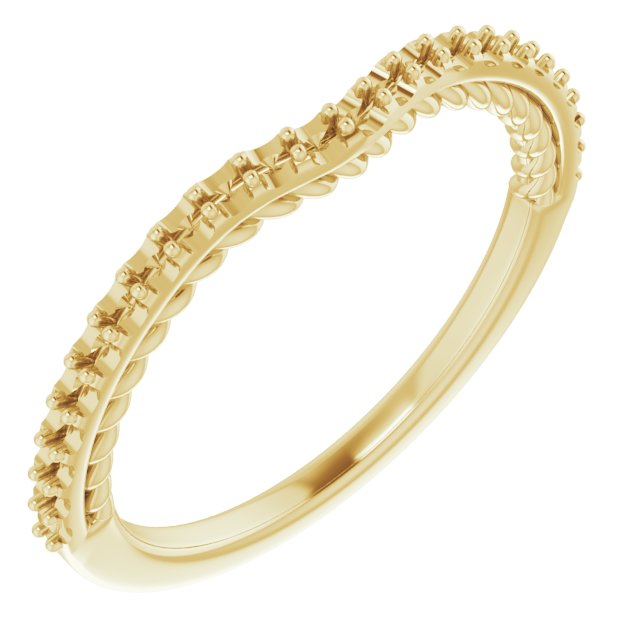 14K Yellow .20 CTW Diamond Matching Band Ref 12512597