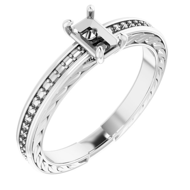 Accented Engagement Ring