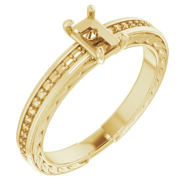 Accented Engagement Ring