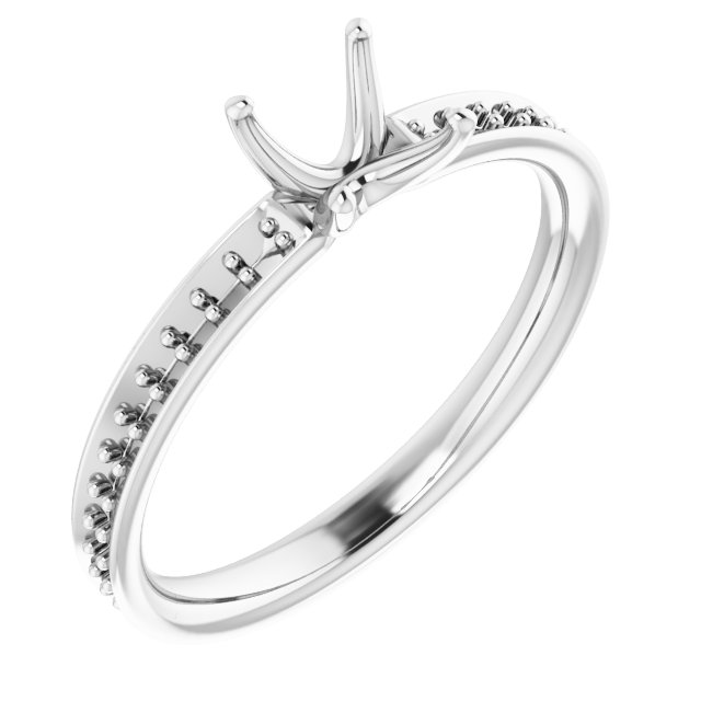 Accented Engagement Ring