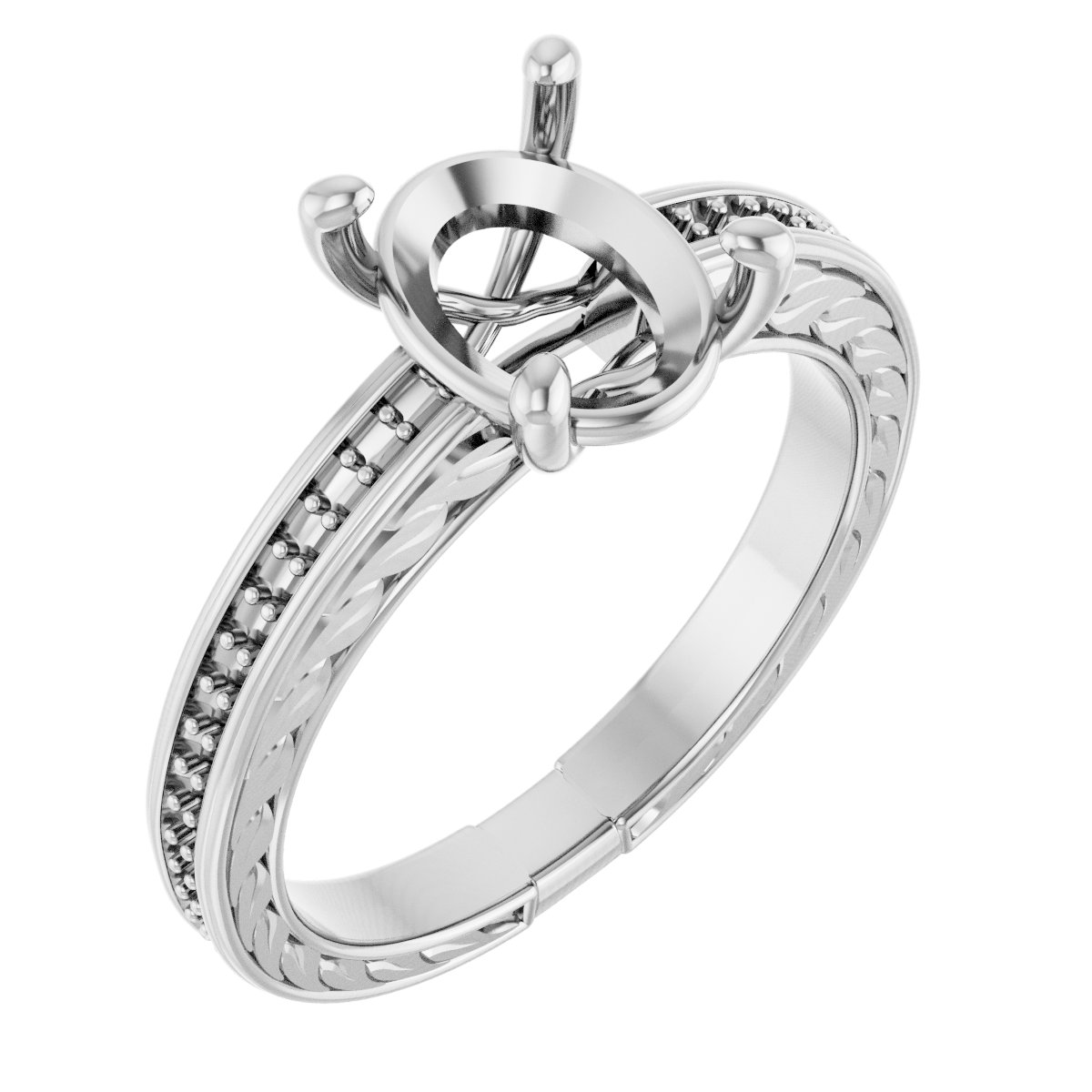 Accented Engagement Ring