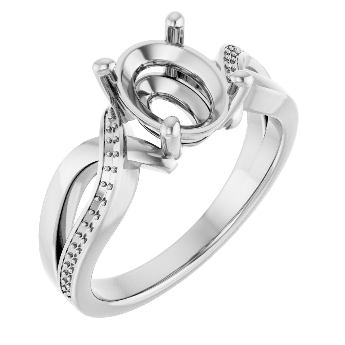 Accented Engagement Ring