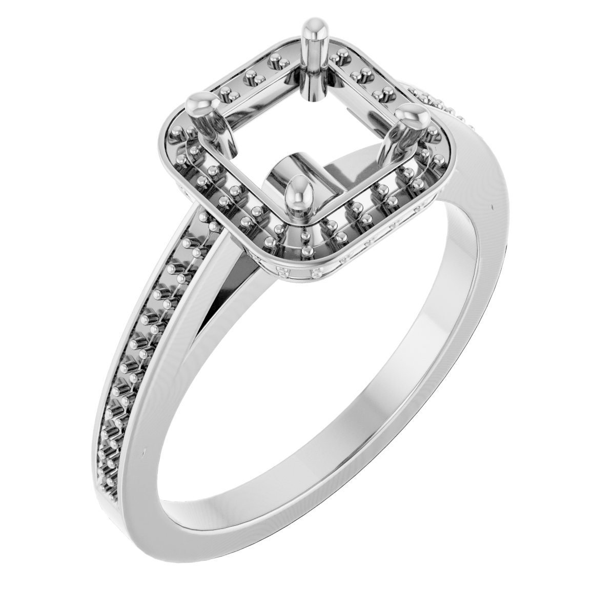 Halo-Style Engagement Ring