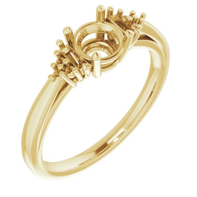 Accented Engagement Ring