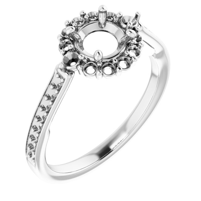 Halo-Style Engagement Ring