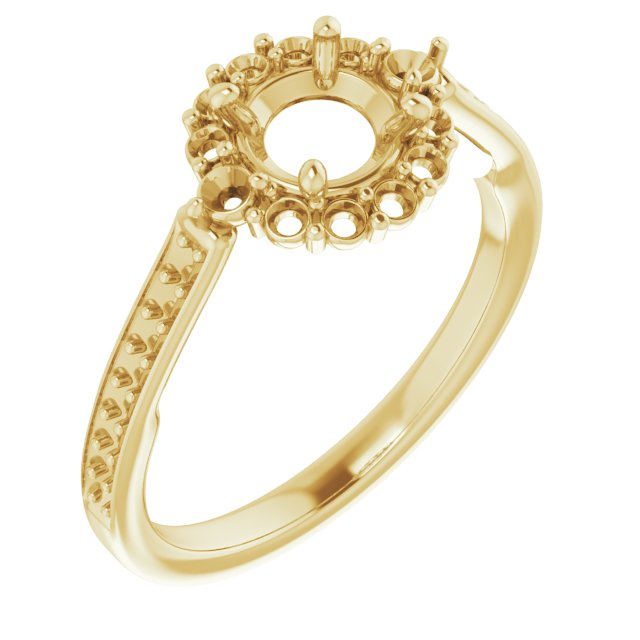 Halo-Style Engagement Ring