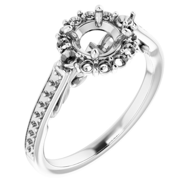 Halo-Style Engagement Ring