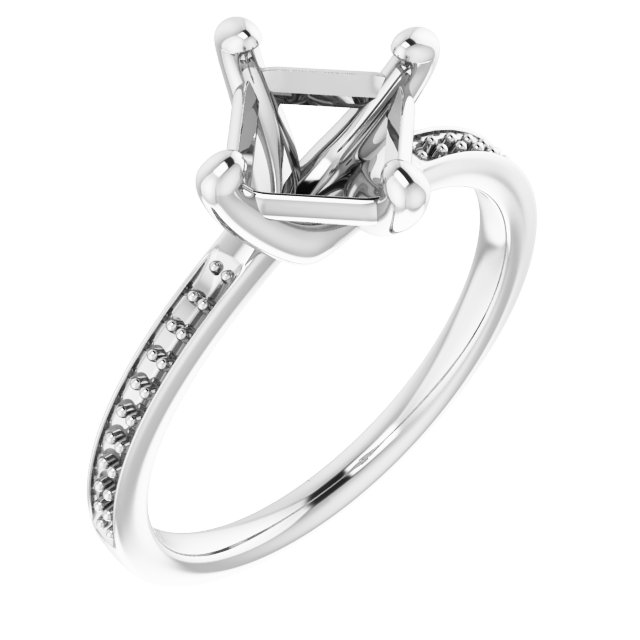 Accented Engagement Ring