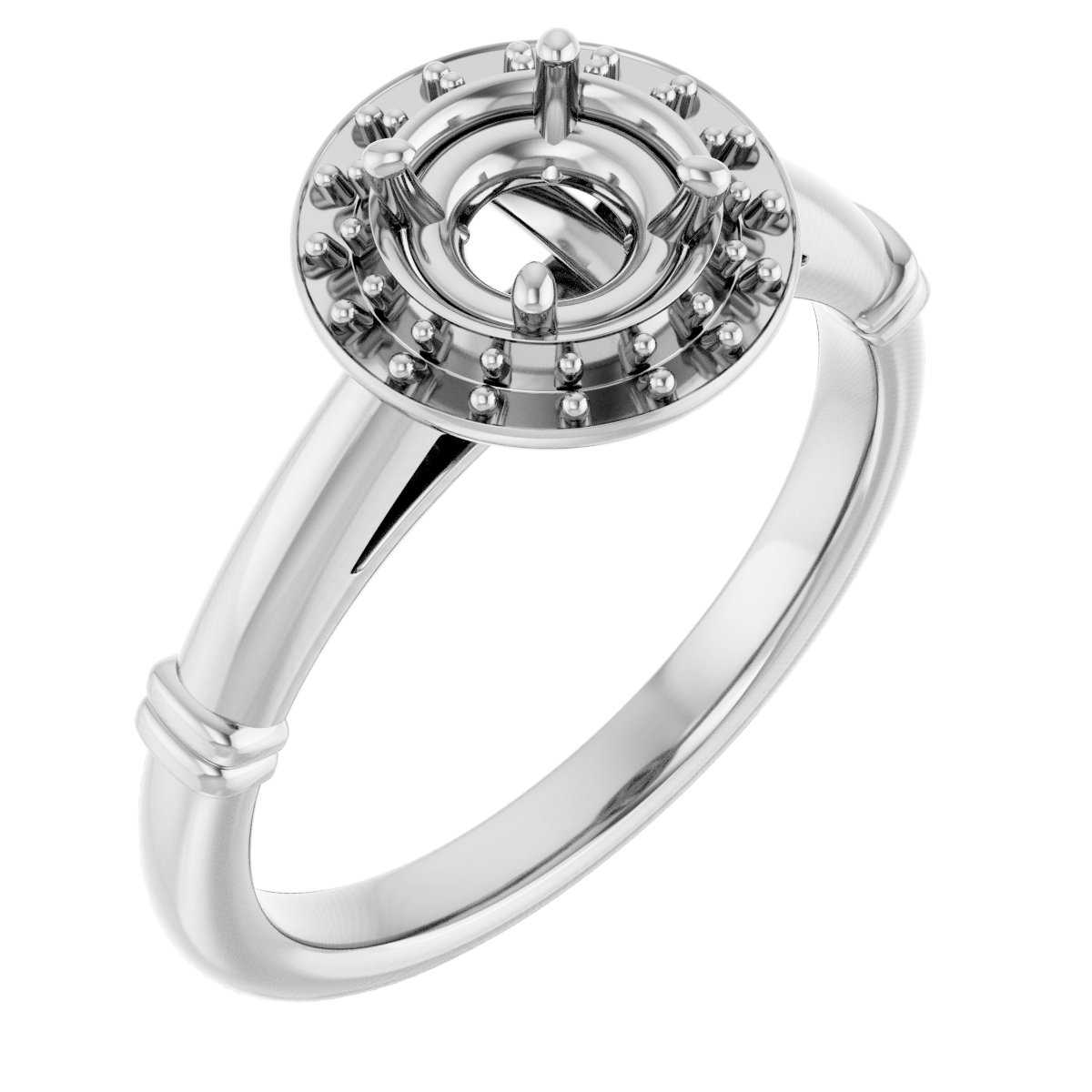 Halo-Style Engagement Ring