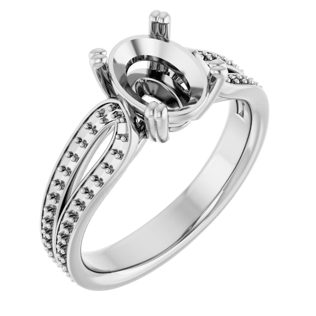 Accented Engagement Ring
