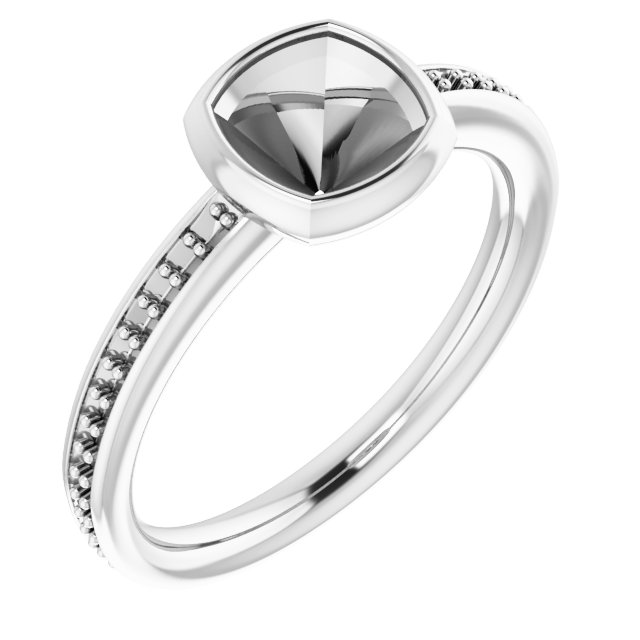Bezel-Set Accented Ring