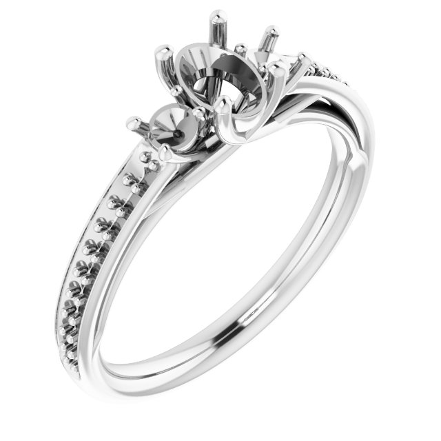 Three-Stone Engagement Ring