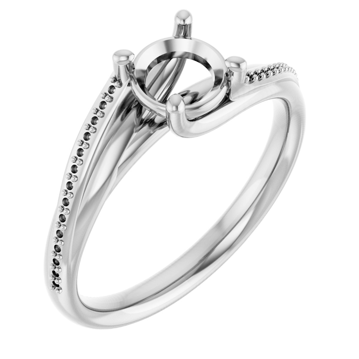 Accented Engagement Ring